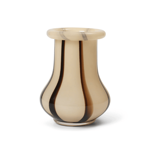 Aurevia Glass Artisanal Vase Playful Silhouette Accent Sculpture for Contemporary Home Styling