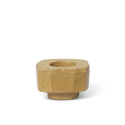 Taremi Handcarved Terracotta Candle Holder Dual-Use Sculptural Accent for Warm Inviting Ambience