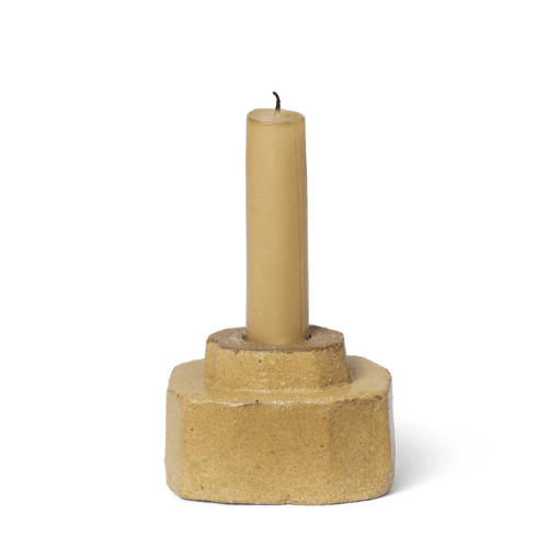 Taremi Handcarved Terracotta Candle Holder Dual-Use Sculptural Accent for Warm Inviting Ambience