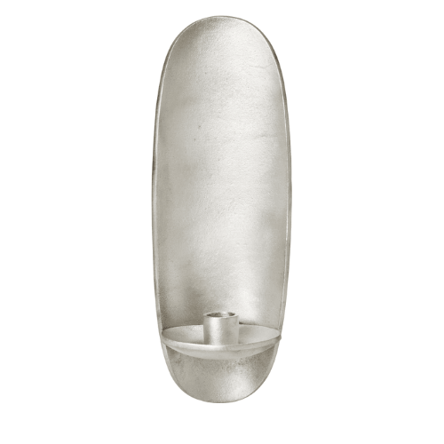 Sorevia Wall-Mounted Candle Holder Recycled Cast Aluminium Sculptural Accent for Warm Ambient Glow