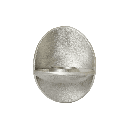 Sorevia Wall-Mounted Candle Holder Recycled Cast Aluminium Sculptural Accent for Warm Ambient Glow