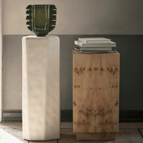 Aurevia Winged Glass Vase Handcrafted Sculptural Accent with Artistic Organic Silhouette