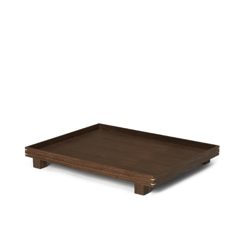Takumi Elevated Wooden Serving Tray with Minimalist Japanese Joinery Detailing for Timeless Home Presentation