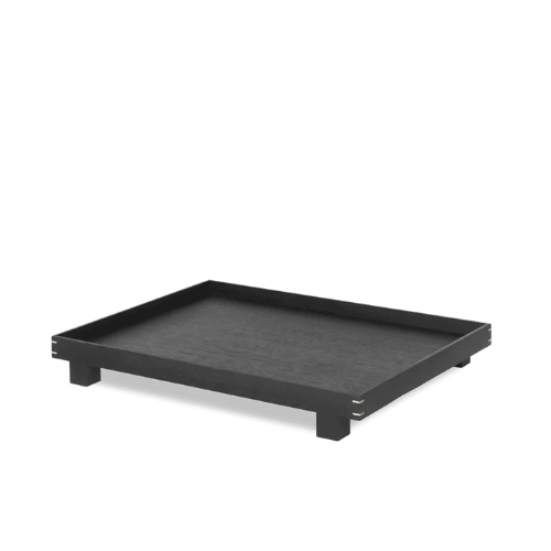 Takumi Elevated Wooden Serving Tray with Minimalist Japanese Joinery Detailing for Timeless Home Presentation