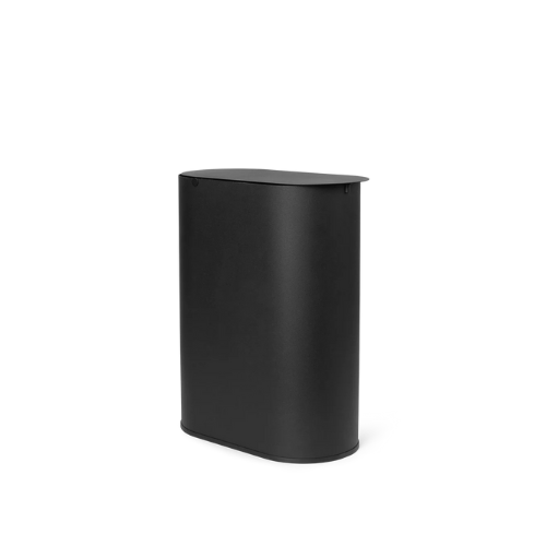 Luno Minimalist Steel Utility Bin with Sculptural Form for Modern Functional Living