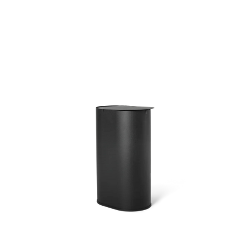 Luno Minimalist Steel Utility Bin with Sculptural Form for Modern Functional Living